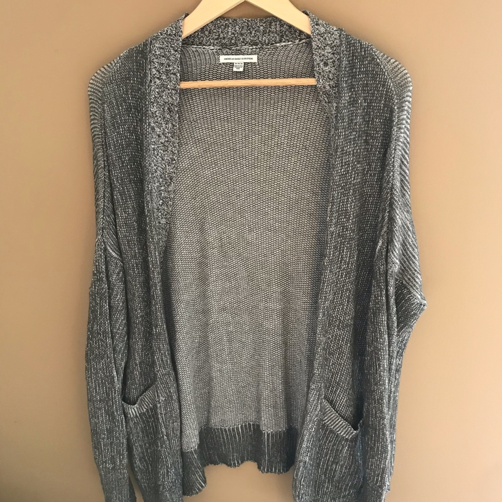 American Eagle Green Cardigan